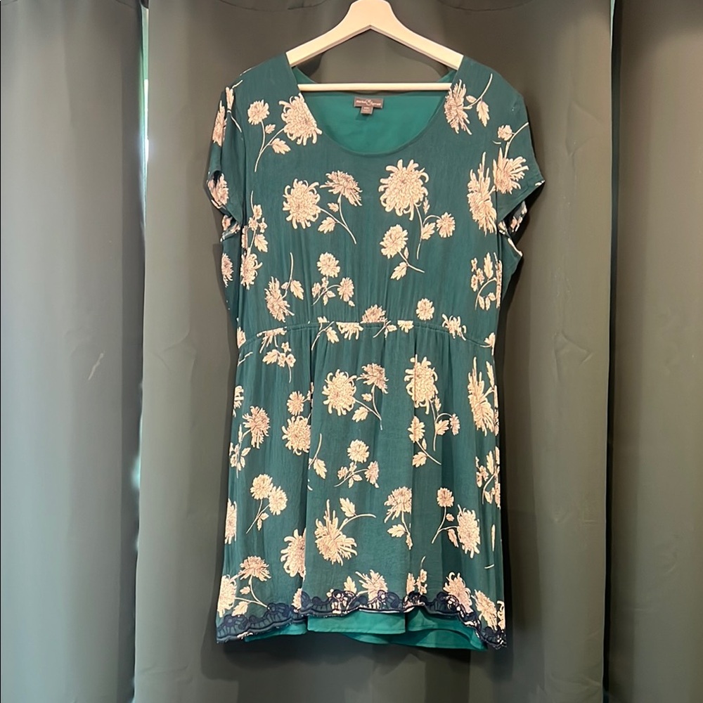 Floral Teal Women's Dress